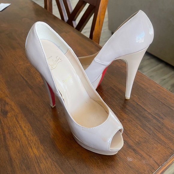 Christian Louboutin Peeptoe Heels - Picture 2 of 9